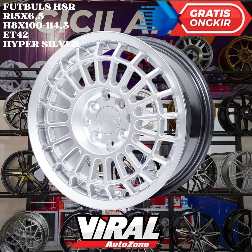 Velg Mobil SPLASH , AVEO , TIMOR , BALENO , HSR FUTBULS RING 15 R15 MURAH