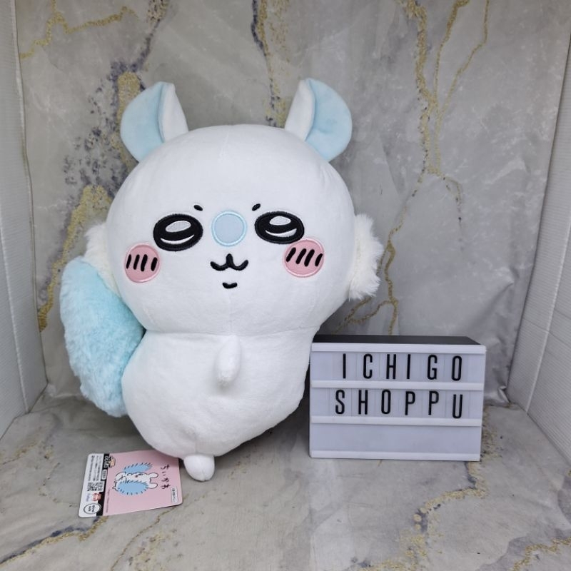 Nagano Chiikawa Momonga Oshirifurifuri BIG Plush Doll FURYU