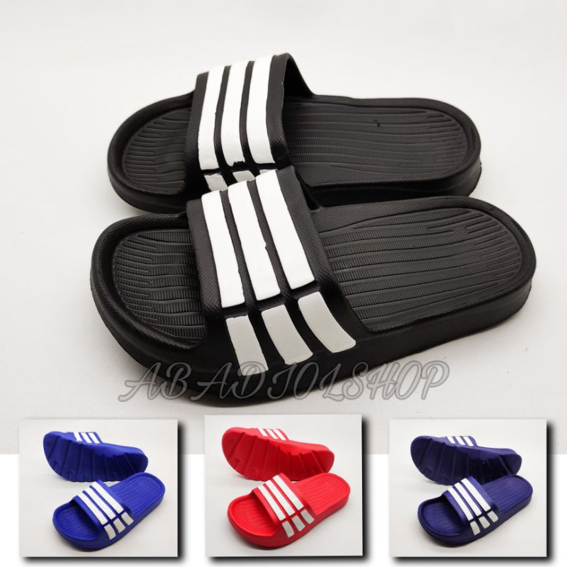 ENTAL  SANDAL SELOP GARIS TIGA CASUAL SANDAL SELOP TERMURAH SANDAL ANAK CASUAL FASHION PRIA  WANITA 