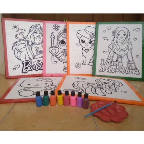 

Super Promosi paket lukis sterofoam double