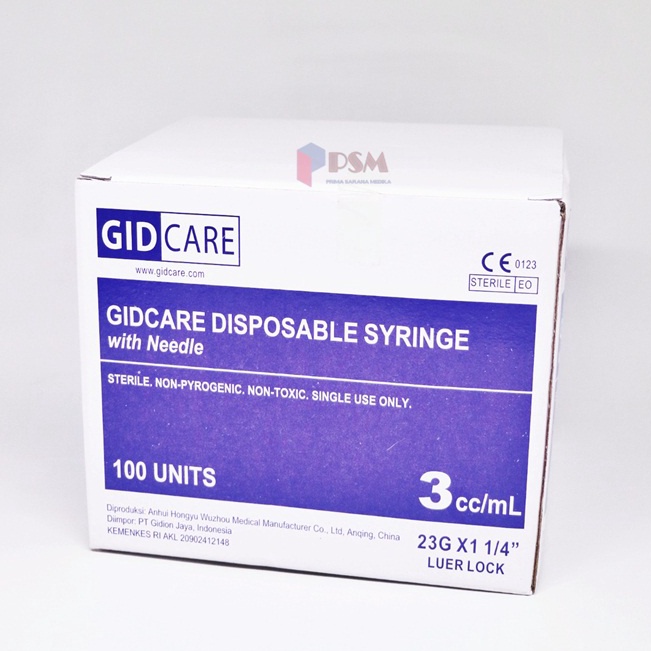 Baru Terjamin  GIDCARE Spet 3cc