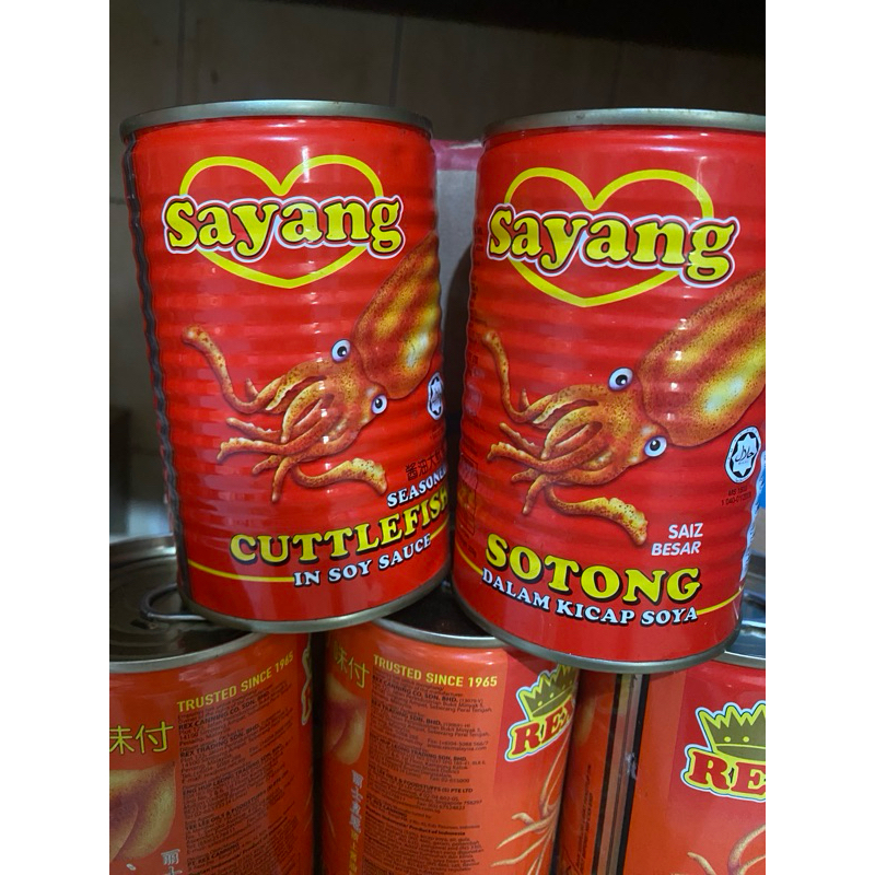 

Sotong Kaleng - Cumi Kaleng - Cuttle Fish 400gr - Sotong Sayang Sotong Rex