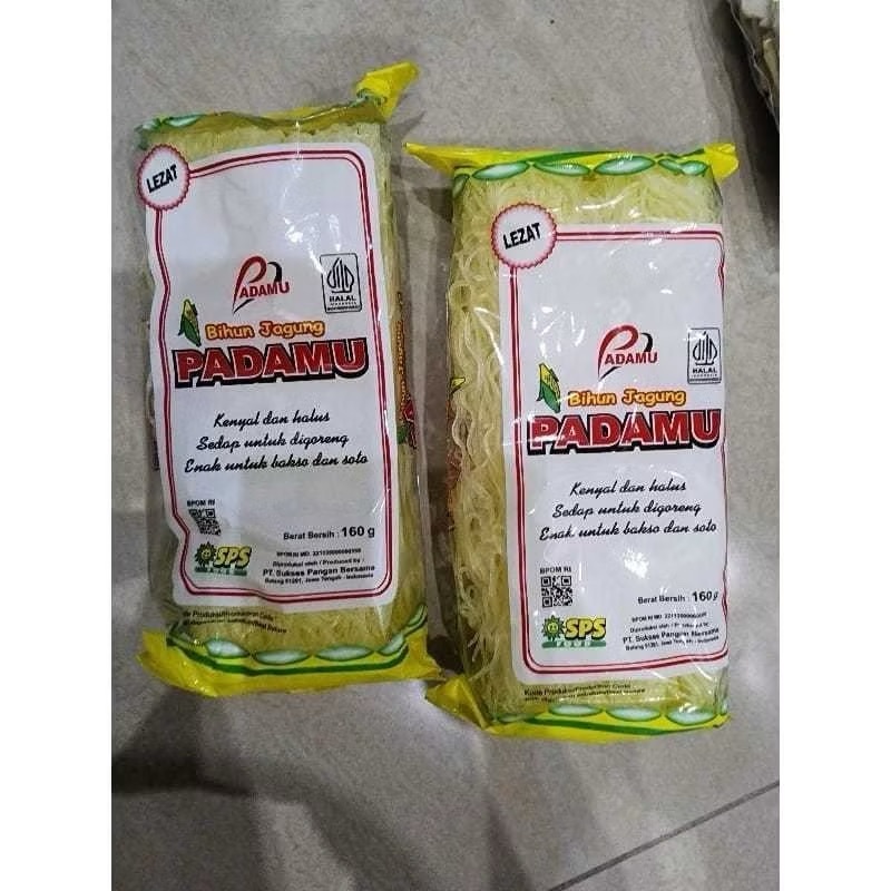 

Bihun Jagung Padamu Kuning Kemasan 160 gram