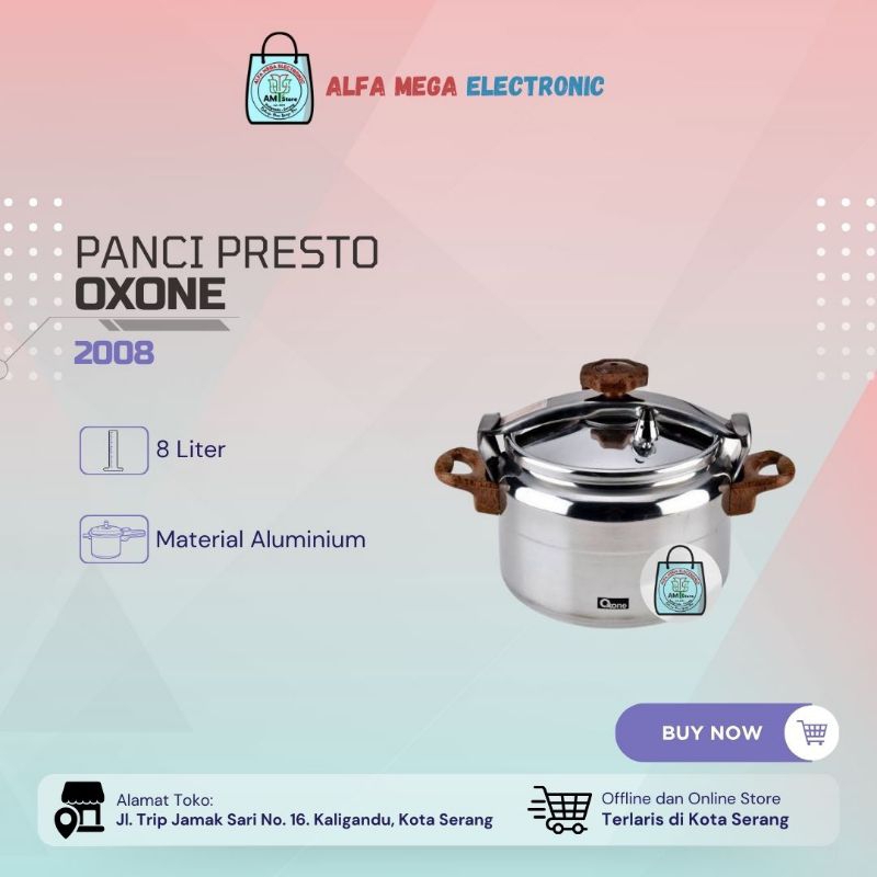 Panci Presto Oxone 2008 (8 Liter)