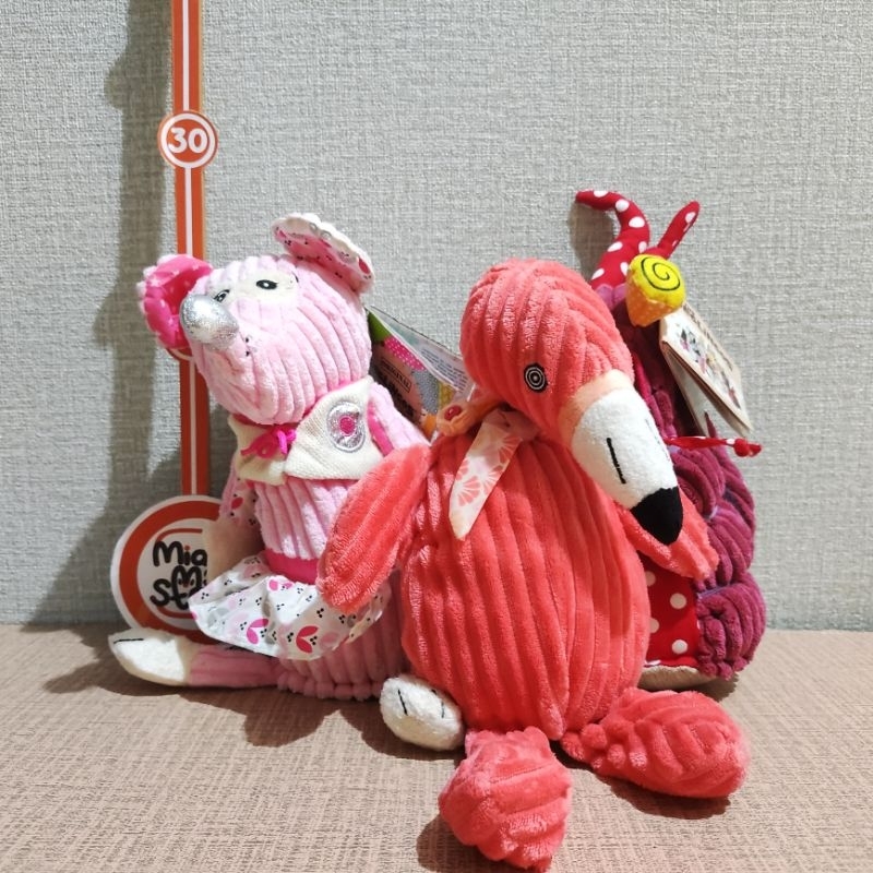 Boneka Anak Sultan Molos The Lobster Tikus Flamingo Mewah Original The Les Deglingos Prancis Mirip J