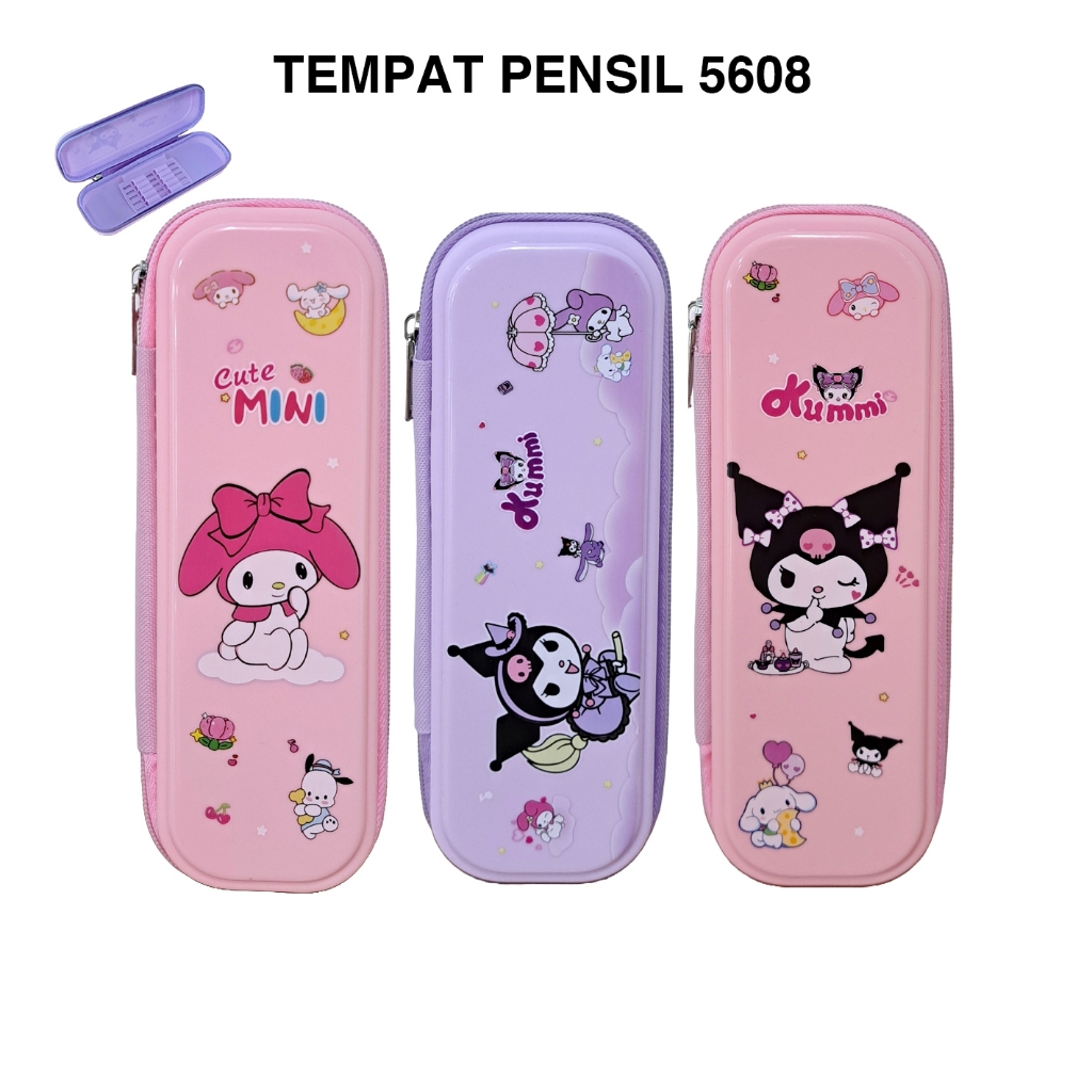 

Tempat Pensil Anak Motif Kuromi My Melody 5608 Pencil Case