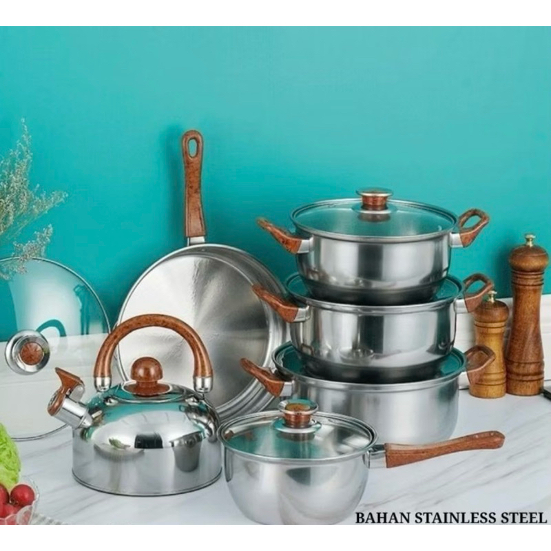 PANCI SET 12 pc || PANCI MURAH BAGUS || PANCI TEFLON ||