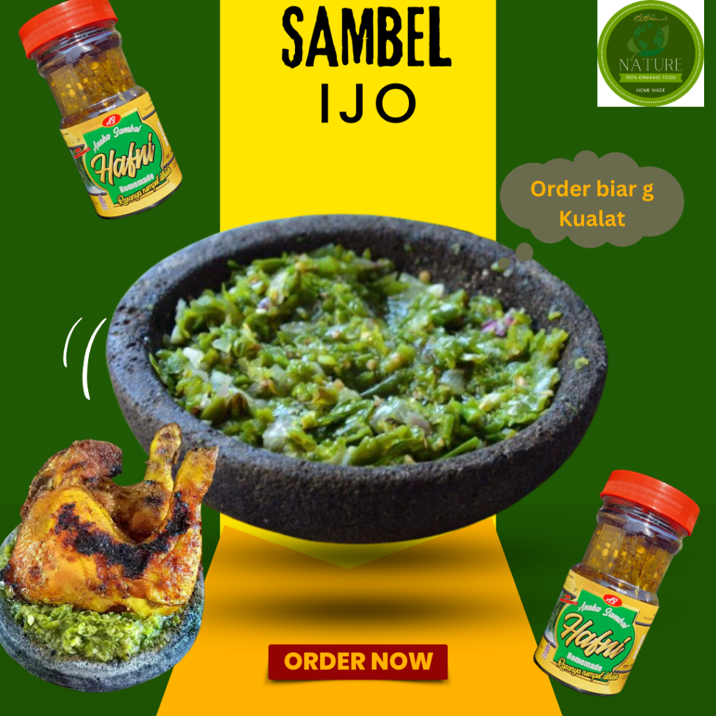 

SAMBAL IJO / CABE IJO / LADO IJO / SAMBEL PRAKTIS / SAMBAL SIAP SAJI