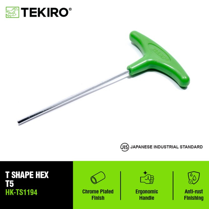 TEKIRO Kunci L Model T 5mm /KUNCI L by TEKIRO