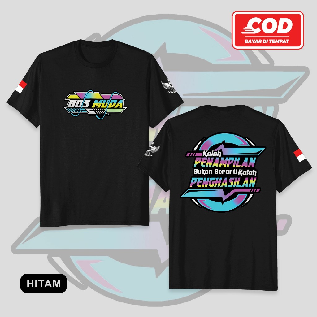 Kaos Bos Muda - Kaos Distro - Kaos Racing - Kaos Keren - Kaos Terbaru 2024 - Kaos Murah Baju pria da