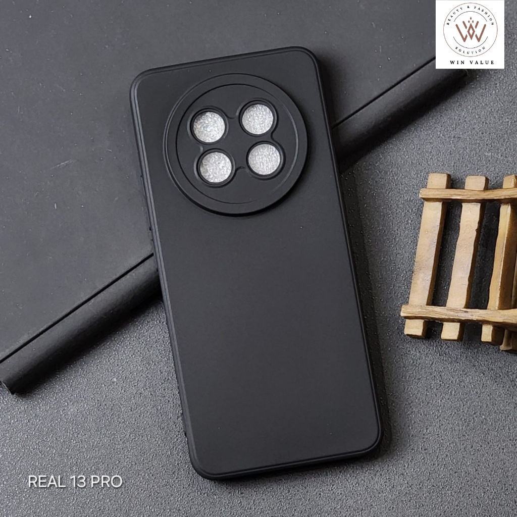 Realme 13 Plus Realme 13 Pro Realme 13 Pro Plus Case Pro Kamera Softcase Black Matte Case Realme 13 