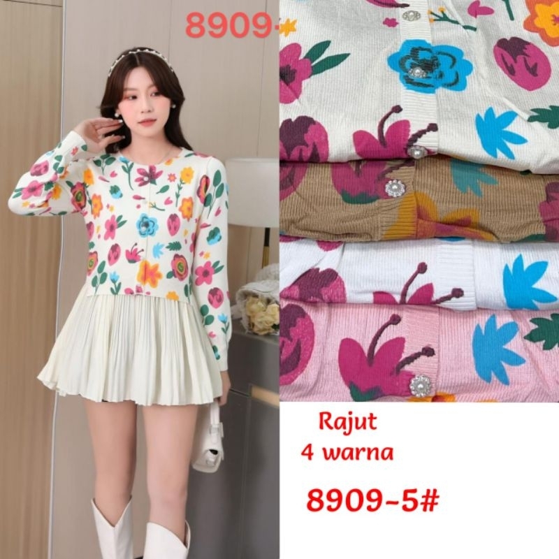 Blouse Full Rajut Plisket by Zara Woman