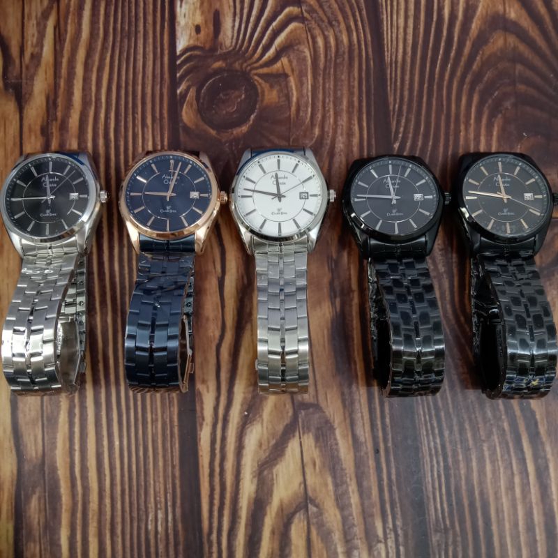 Jam tangan pria Alexandre Christie clasic AC 8578 MD Stainless Steel Original & Garansi