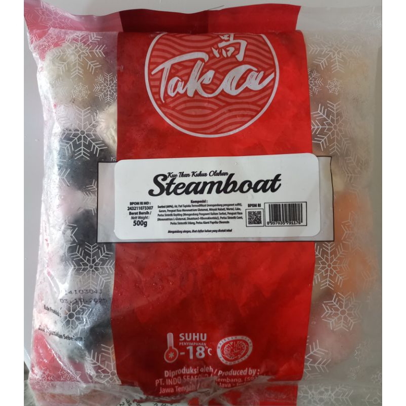 

Taka steamboat ikan kukus olahan