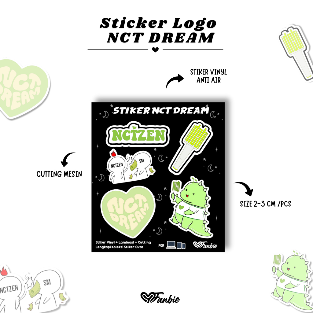 

Striker NCT Dream | Sticker logo nct | nctzen | stiker waterproof