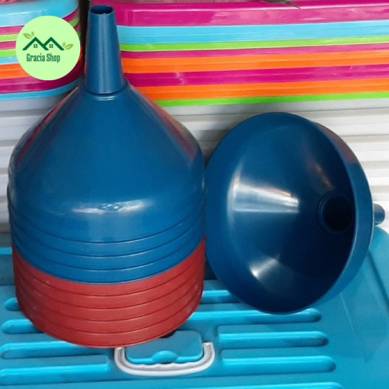 Corong Plastik 30 cm Nelson / Corong Minyak / Corong Air Serbaguna