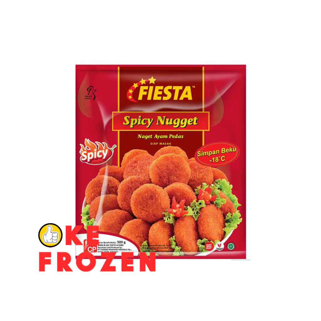 

FIESTA SPICY NUGGET 500GR / NAGET AYAM PEDAS