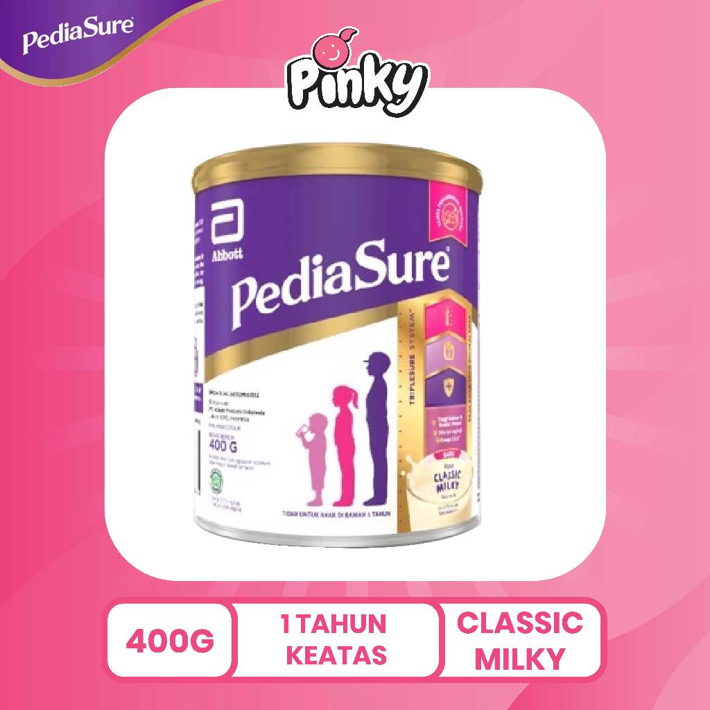 

PediaSure Classic Milky 400 g (1-10th) - Nutrisi Pertumbuhan Pinky Kids Store
