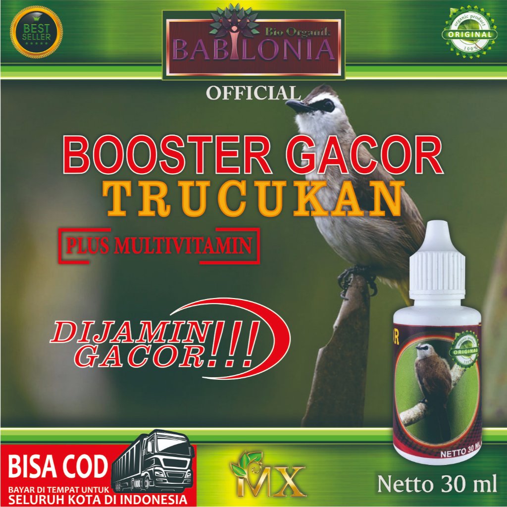 Booster Gacor Burung Trucukan / Vitamin Burung Trucukan
