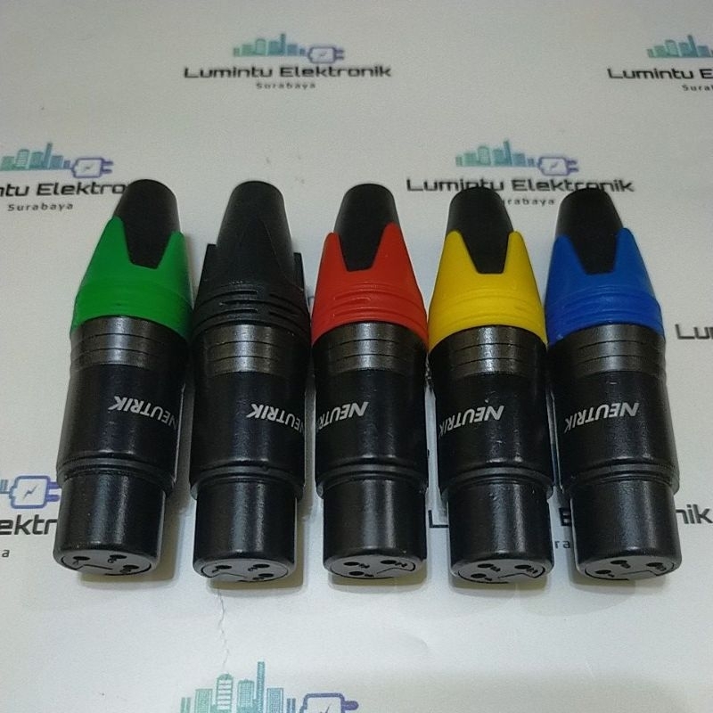 Soket canon XLR female neutrik high quality