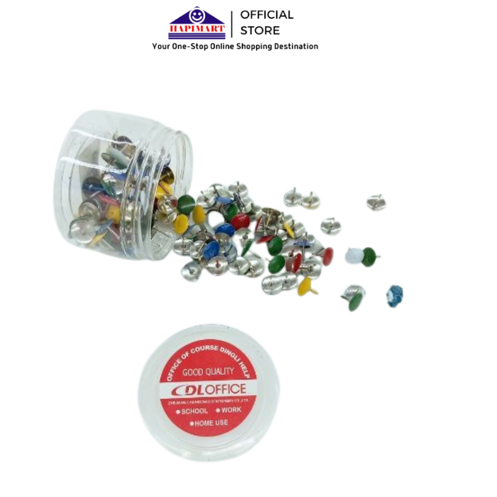 

Paku Payung Kecil Multicolor Thumb Tack Drawing Pin Colour/Pines Push