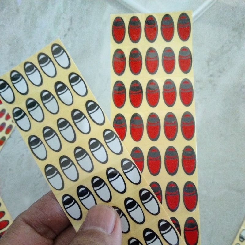 MATA IKAN OVAL UNTUK JIG DAN SPOON 50 PCS