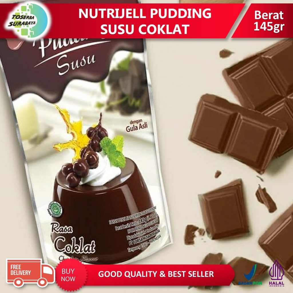 

Nutrijell Pudding Susu Bubuk Rasa Cokelat 145gr