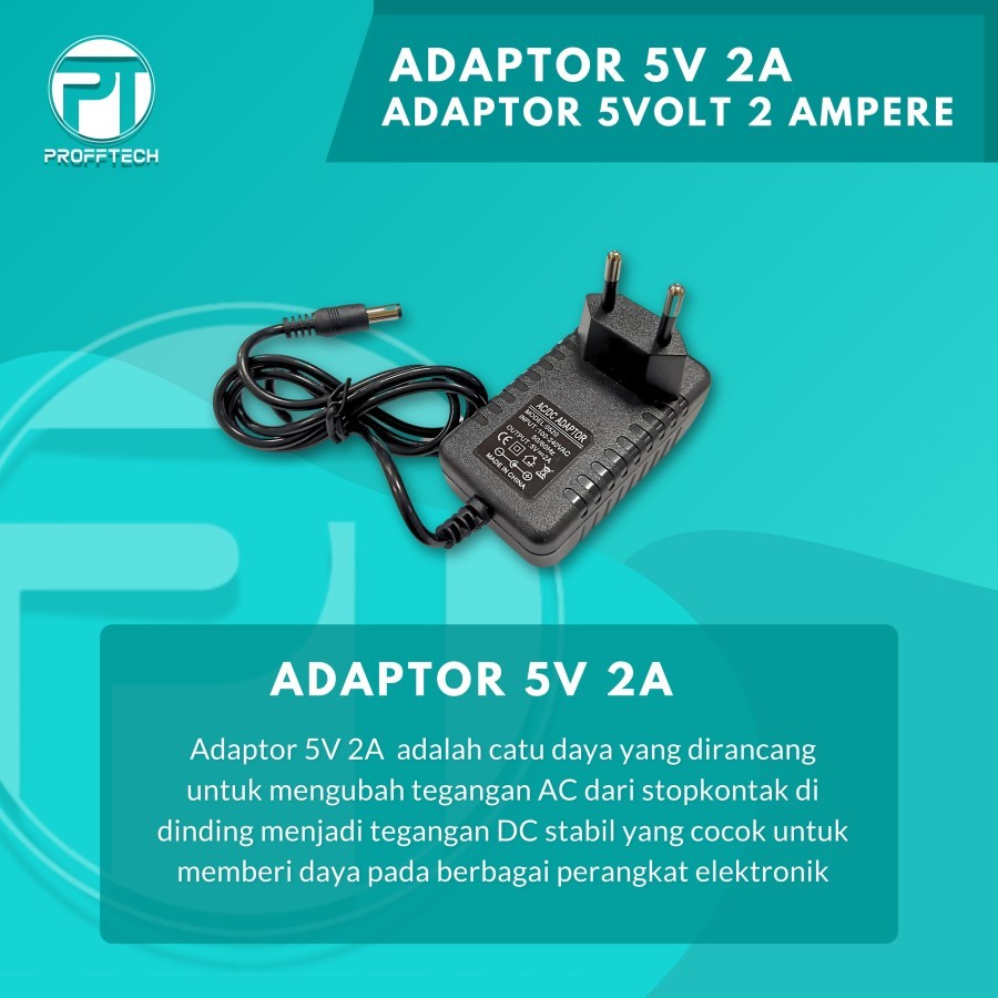 Adaptor 2A 5v / adaptor 5 volt 2 ampere