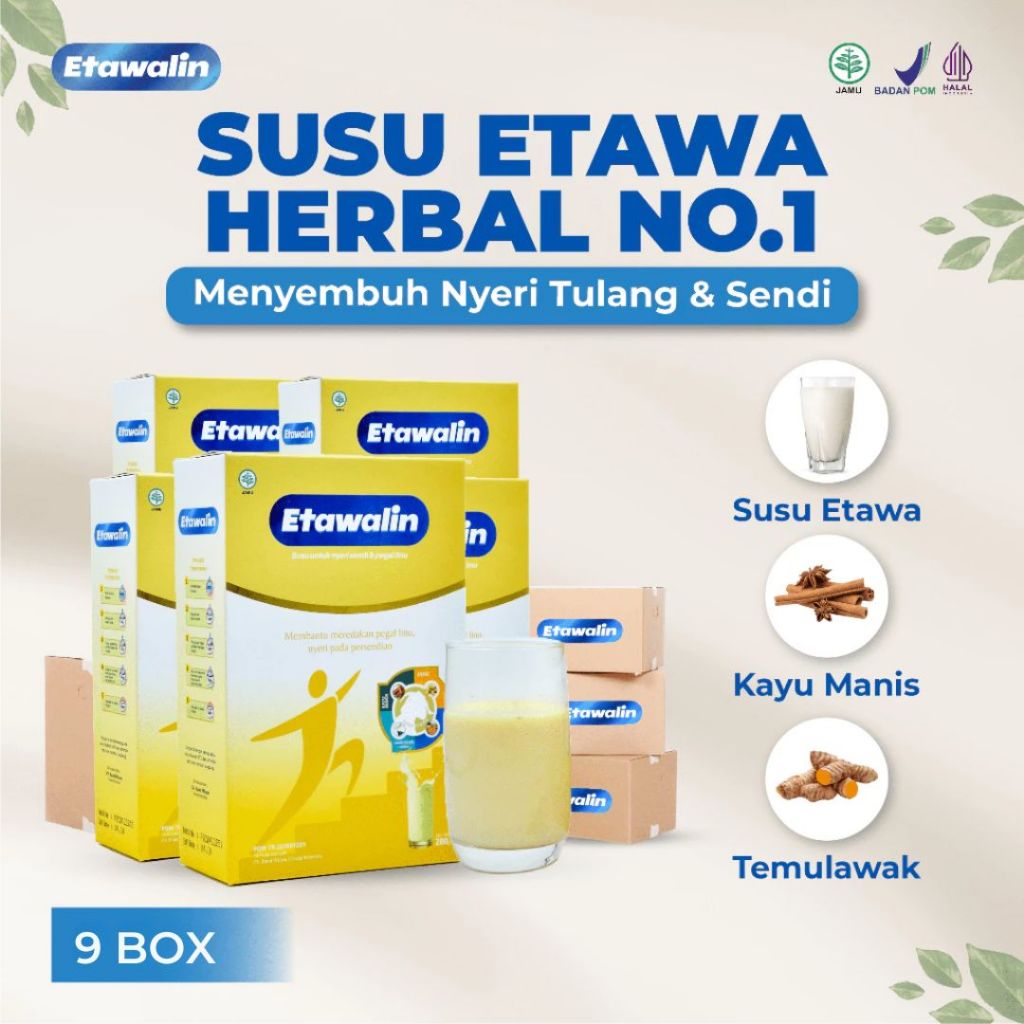 

Etawalin Susu Etawa Herbal Nyeri Sendi Original 9 Box