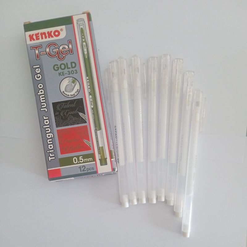 

Pena Tinta Putih Kenko T-Gel Ke-303