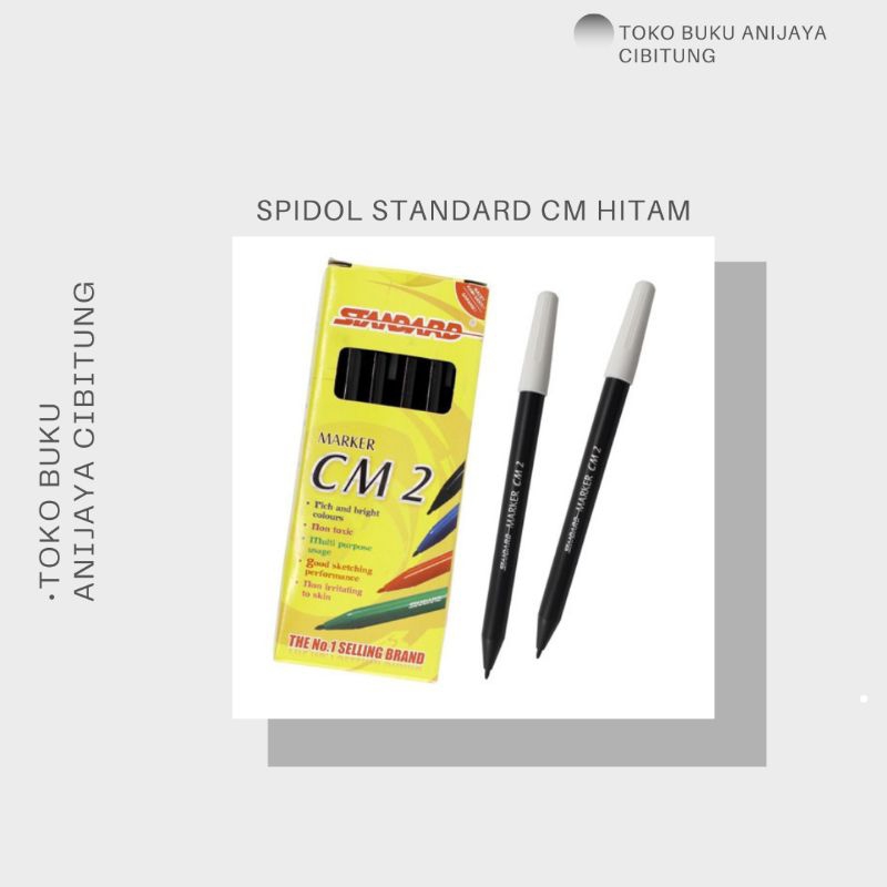 

SPIDOL STANDARD CM HITAM (1 PAK ISI 12pcs)