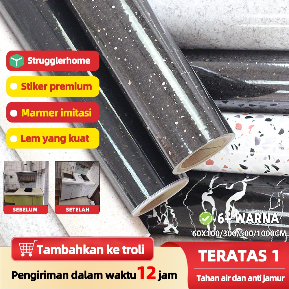 【strugglerhome】wallpaper marmer wallpaper meja dapur wallpaper sticker dapur wallpaper stiker dapur
