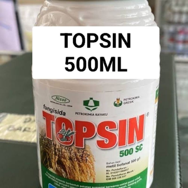 DISKON Fungisida Topsin 500 SC 500ML / Fungisida Bercak Daun Batang Blast Padi / fungisida cair / to