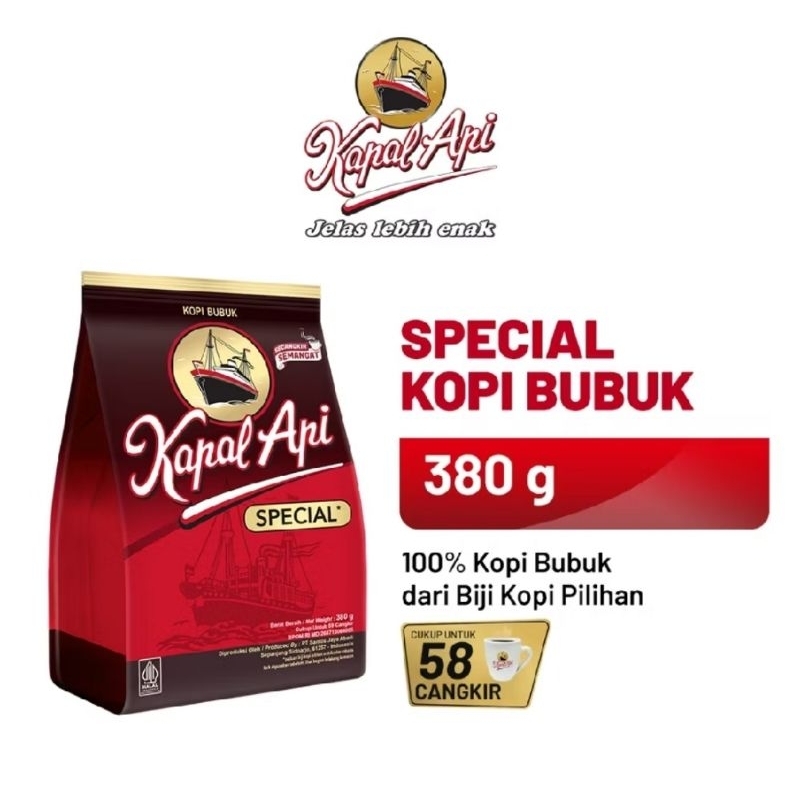 

Kopi Kapal Api Special Merah 380g