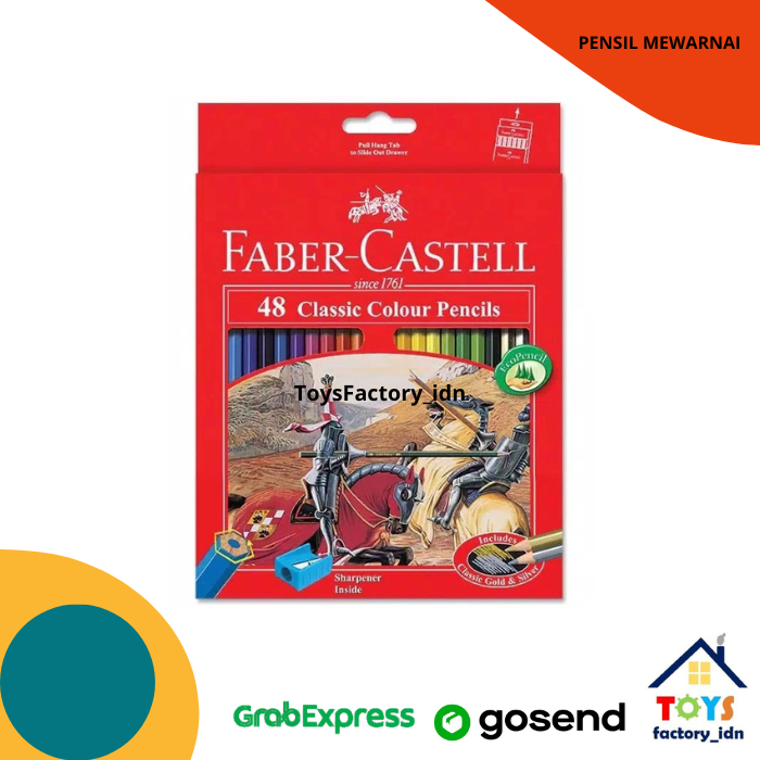 

Pensil Warna Faber Castell 48 Classic / Free Rautan