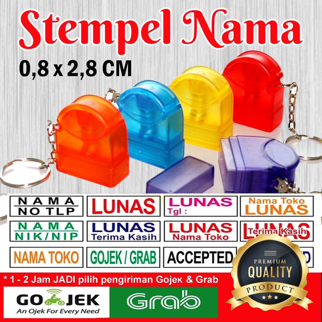 

Stempel Nama, NIP, HP, Dokter, Bidan, Perawat Gantungan Kunci