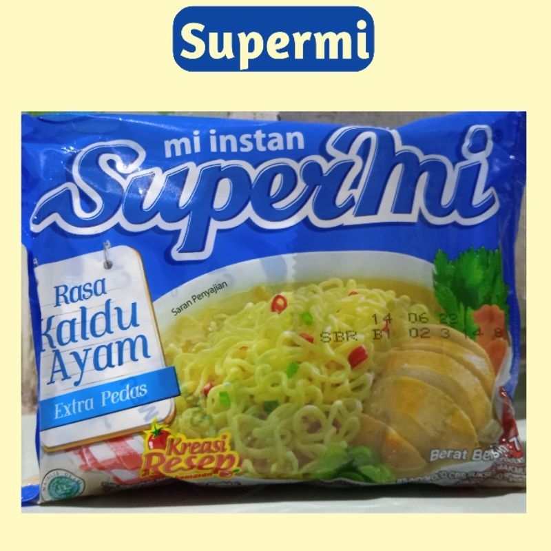 

10 Pcs - Supermi Rasa Kaldu Ayam - Mi Instan