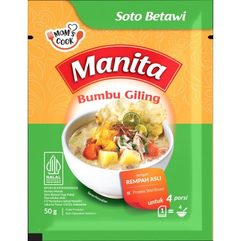 

MANITA BUMBU GILING SOTO BETAWI