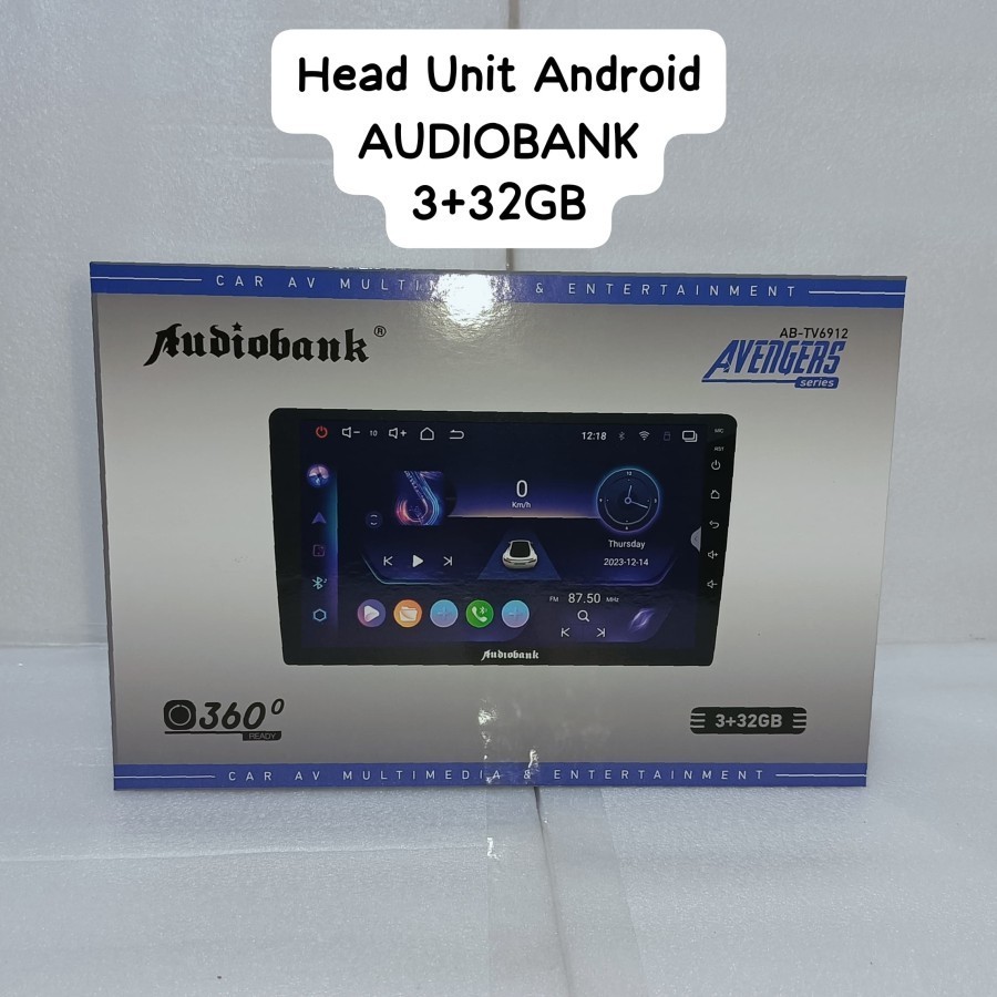 Head Unit Android Audiobank 9inch - ram 3/32