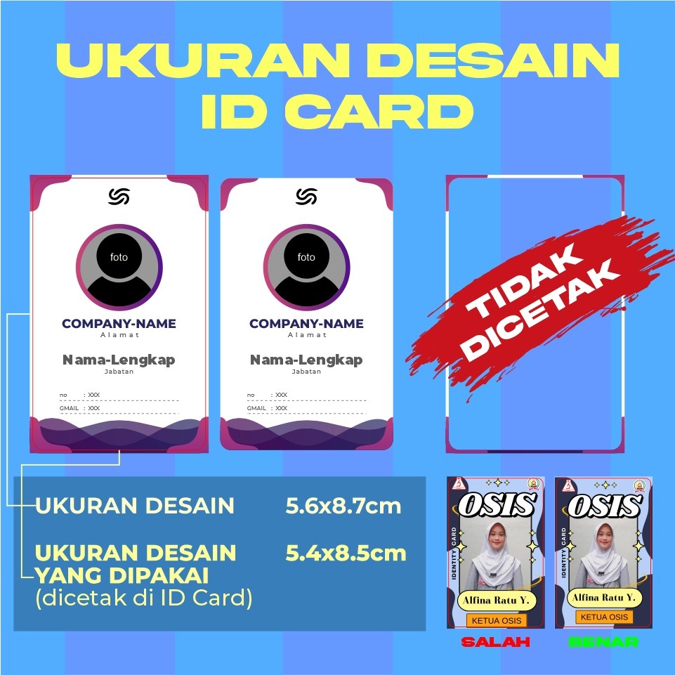 

KATALOG DESAIN ID CARD (hanya biaya input, belum termasuk harga id card) (sama dengan katalog lanyard/PART 2)