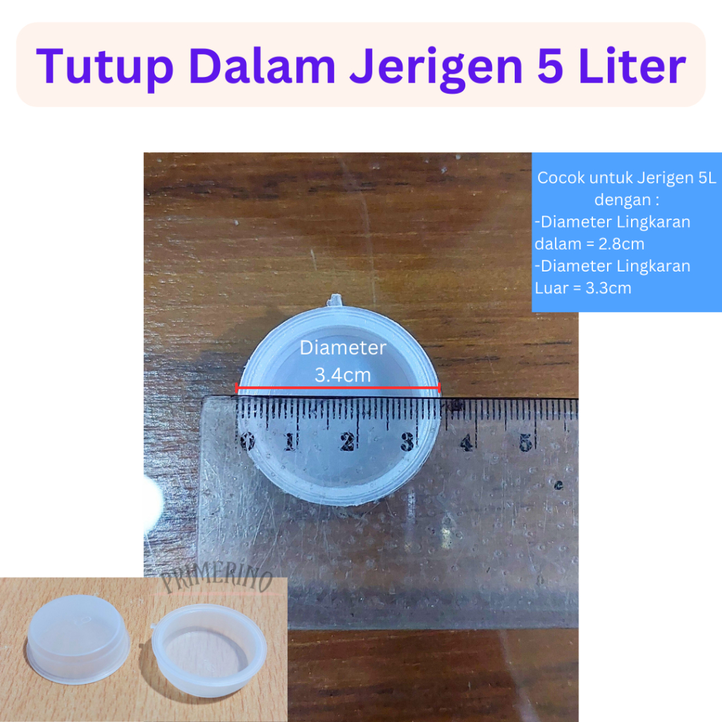 Tutup Dalam Jerigen 5 Liter Inner Plug Jrigen 5L Drigen 5 Liter