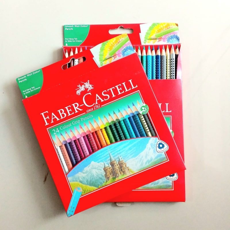 

Pensil Warna Colored Pencils Faber Castell Grip 24 Warna ( Set ) [ Original ]