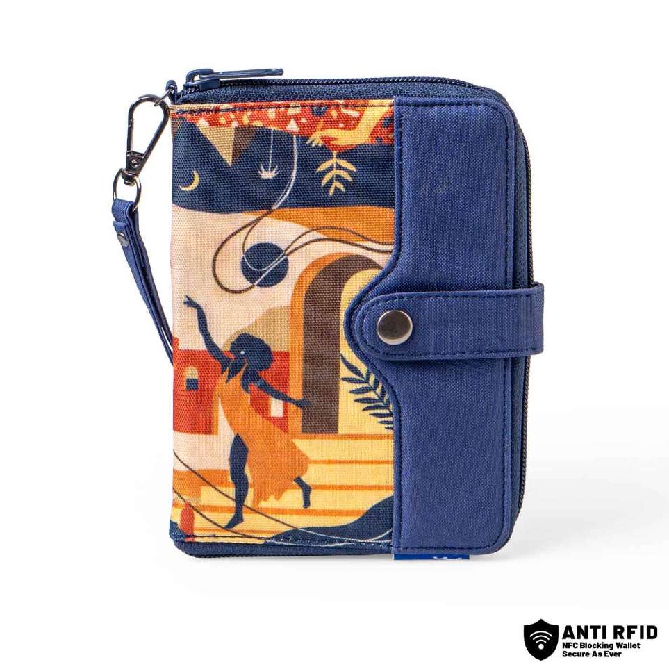 KODE G28D Wallts Wester Dune  Dompet Tempat Holder passport multifungsi