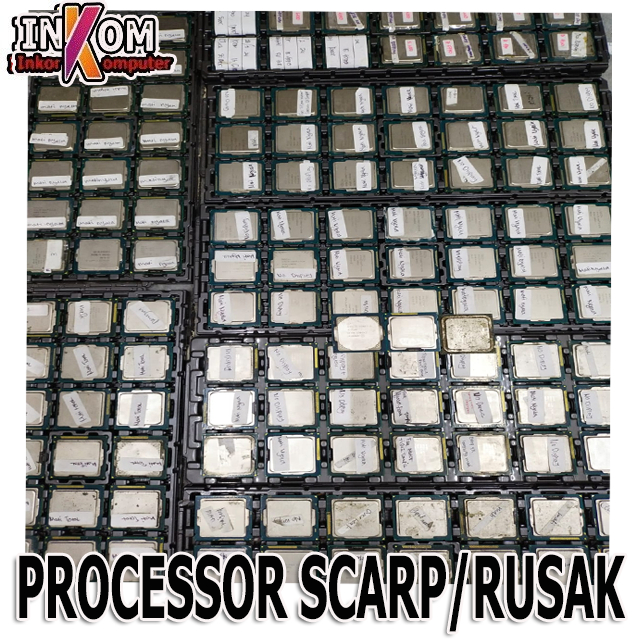 PROCESSOR CPU PC KOMPUTER SCRAP/RUSAK TYPE CAMPUR