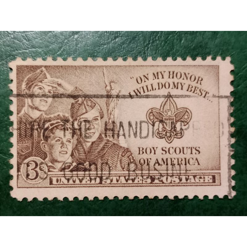 

Prangko USA 3 Cents Boy Scouts of America Tahun 1950 USED