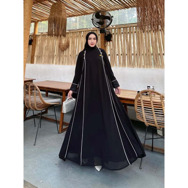 Gamis Farah set 2in1 Ready Terbaru Terlaris Terbaik ORIGINAL
