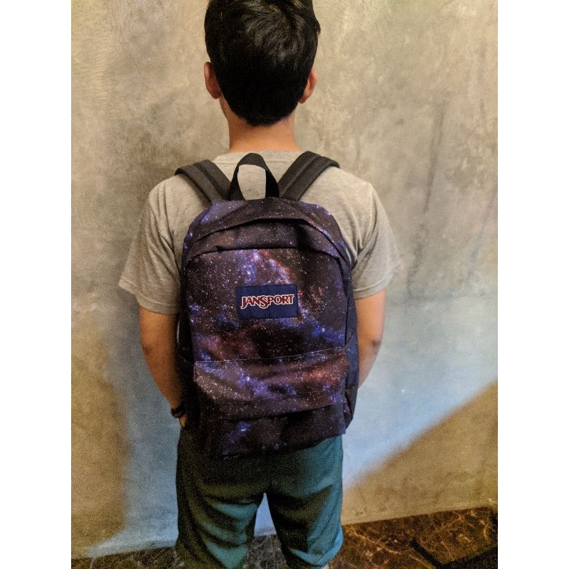 Tas backpack jansport incri blue galaxy