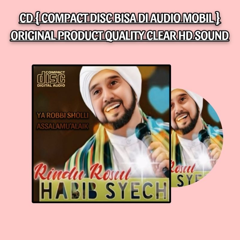 KASET CD LAGU SHOLAWAT HABIB SYECH BIN ABDUL QODIR ASSEGAF FULL ALBUM TERBARU - KASET CD MOBIL LAGU 