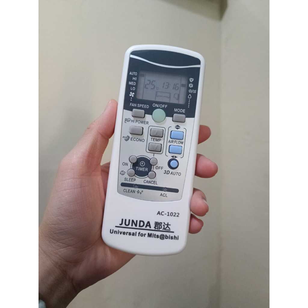 Remote AC Multi Universal AC MITSUBISHI JUNDA AC-1022