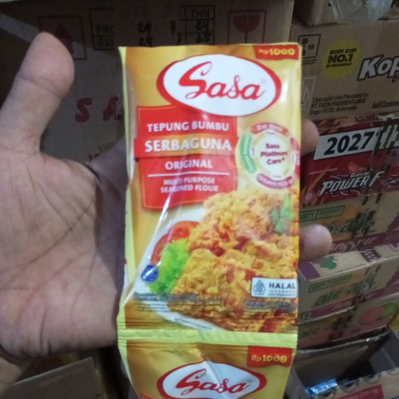 

sasa tepung bumbu 1 renceng isi 10 saset